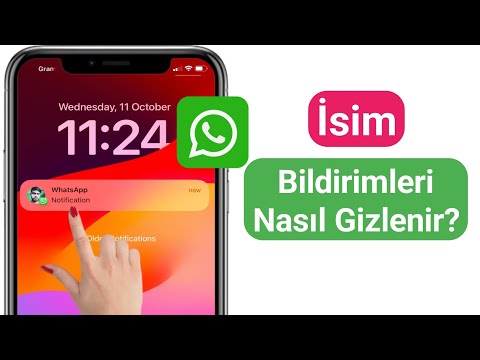 İPhone'da İsim Bildirimleri Nasıl Gizlenir | Whatsapp bildiriminde adı gizle iphone