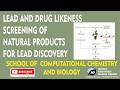 Lead & Drug-Likeness Screening of Natural Products 🌿💊 | Drug Discovery Guide