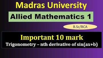 November 2022 part B with solution | nth derivative of sin(ax+b)