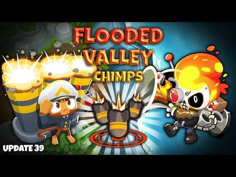 Flooded Valley CHIMPS Black Border Guide: Target Focus ft. Pop and Awe (BTD6)