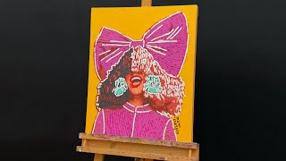 Painting Sia In Pop Art