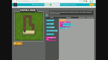 Minecraft Hour of Code - Level 6 Medium