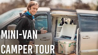 Mini-Van Camper Tour || Self Built || 2013 Town and Country