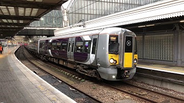 2x Heathrow Express Class 387 units departing London Paddington