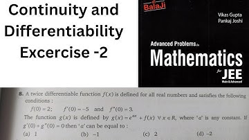 A twice differentiable  f(x) defined on R satisfies  following conditions f(0)=0, f