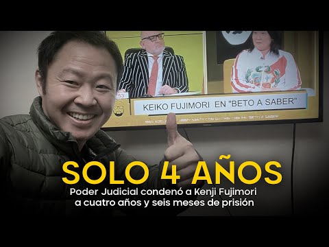 Kenji Fujimori se va 4 años a la cárcel, siempre y cuando se ratifique en segunda instancia