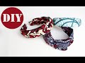 DIY Serre-tête Imprimés - 3 Versions  // How to DIY  3 Types of Printed Headbands