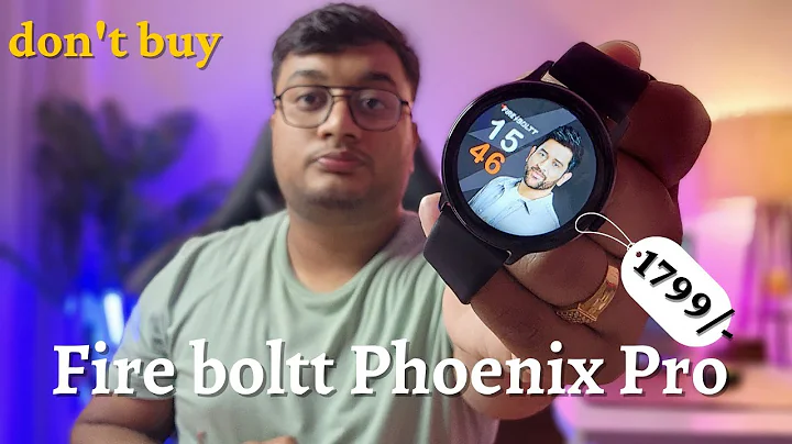 Fire boltt phoenix pro smartwatch unboxing and review || No changes || Waste ||