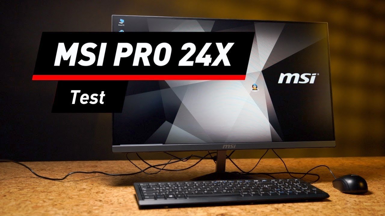 Nur 799 Euro All In One Pc Msi Pro 24x Im Test Youtube