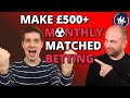 Make £500 Monthly Risk-Free With Matched Betting (30 Minutes A Day)