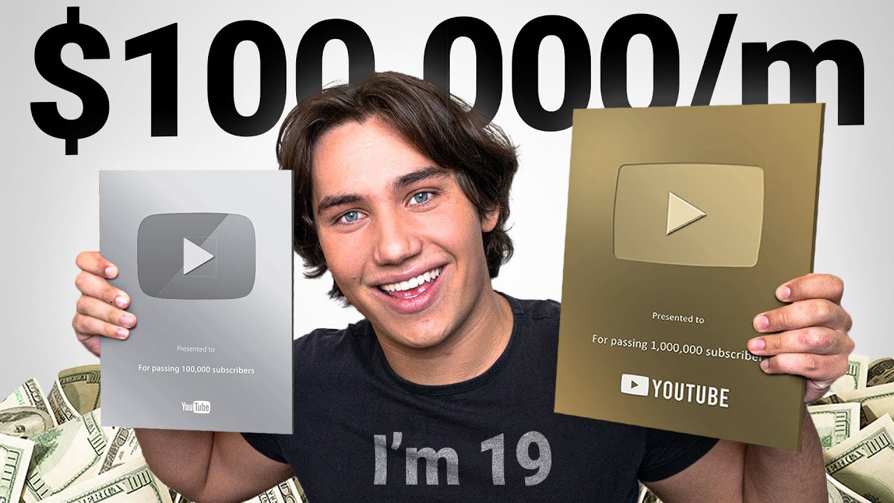 How I Make $100,000/Month On YouTube At 19