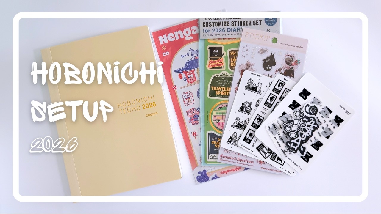 Hobonichi Techo Cousin Setup 2026 | Jan'26 Monthly Setup