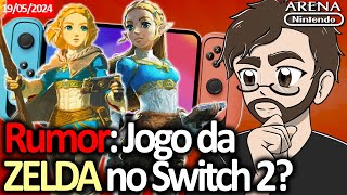 NOVO JOGO com a ZELDA como PROTAGONISTA no Switch 2! | Arena Nintendo