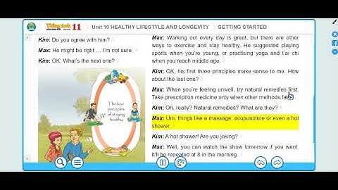 TIẾNG ANH 11 UNIT10 GETTING STARTED