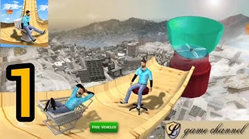 impossible mega ramp stunts 3d Gameplay Walkthrough Part 1 | l game channel | android & ios gameplay