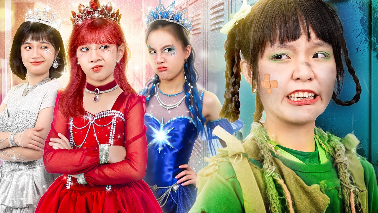 أول يوم لفتاة فقيرة في مدرسة الأغنياء! فتيات المجوهرات يقاتلن الكائن الفضائي الشرير