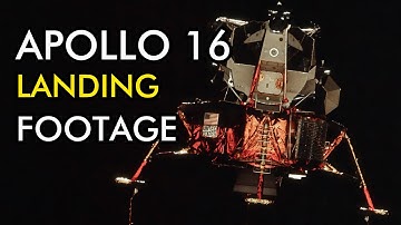 Apollo 16 Landing Footage