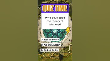 Who Developed the Theory of Relativity? | SnapQuiz