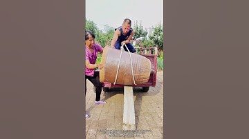 A smart way to unload the water tank