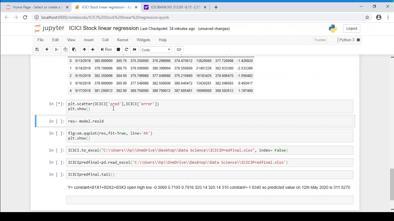 Predict Stock Market Using Python - YouTube