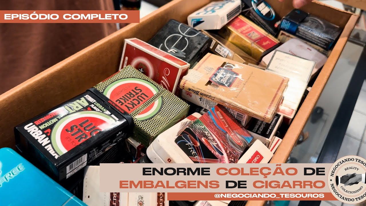 VOCÊ JÁ VIU ESSA COLEÇÃO INUSITADA? CARTEIRAS DE CIGARROS! #tabagismo
