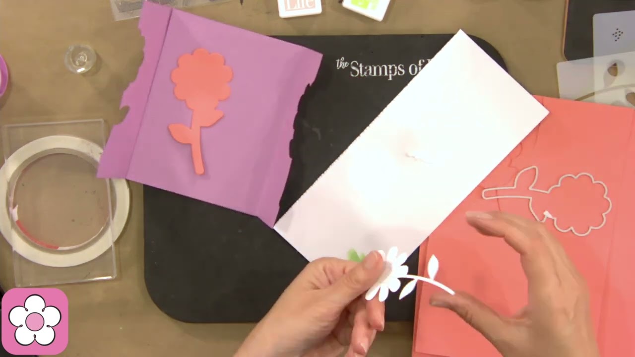 A Quick Happy Birthday Gate Fold Card WIth Stephanie & The Stamps of Life!