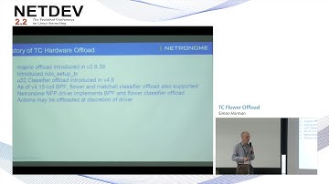 TC Flower Offload at Netdev 2.2