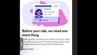 Lyft Riders to share Driver’s license and photo to keep Lyft community safe & prevent fraud?