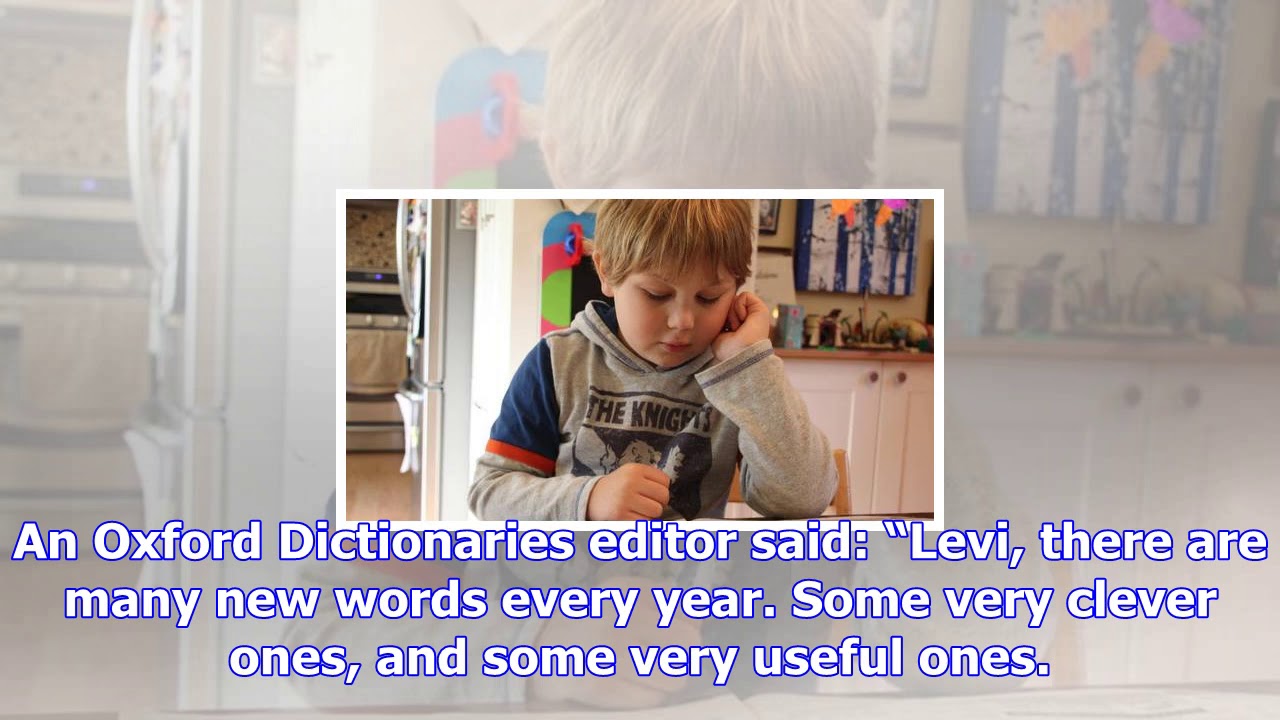 This six-year-old has created a very useful word that oxford dictionaries is keeping an eye on