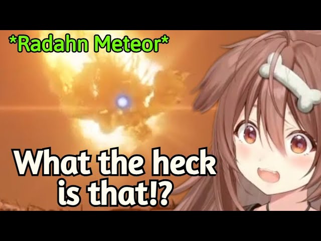 Korone's Reactions to the Radahn Fight in Elden Ring is Pretty Dang Funny [Hololive]