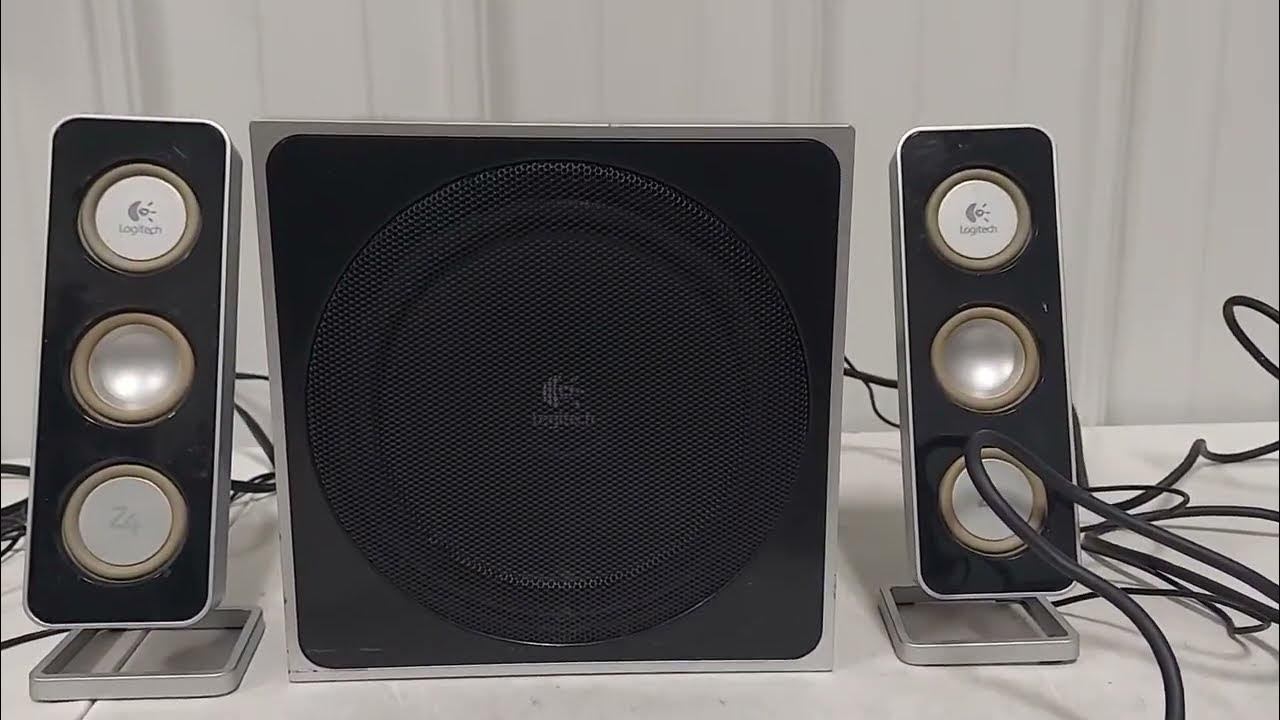 Logitech z4 Computer Speaker System YouTube