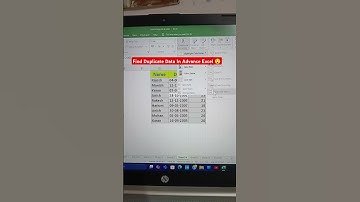 Find Duplicate Data in Ms Excel 😯#excel #exceltips #vlookup #xlookup #pivottable #shorts