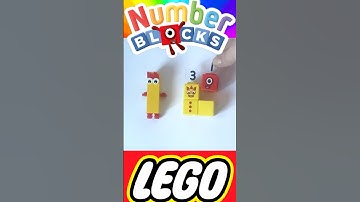 Numberblocks 1-10 Lego | Maths Lego Blocks | Add And Count To 10 | Numberblock Math Link Cubes