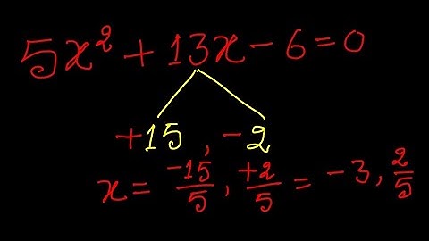 How to fast calculate Quadratic equation