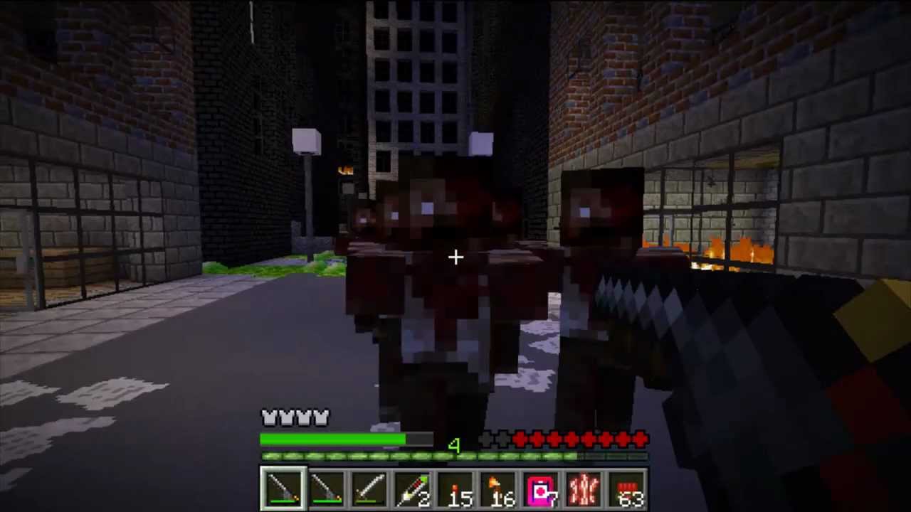 Let's Play Mine 4 Dead - Episode 2 - Minecraft - YouTube