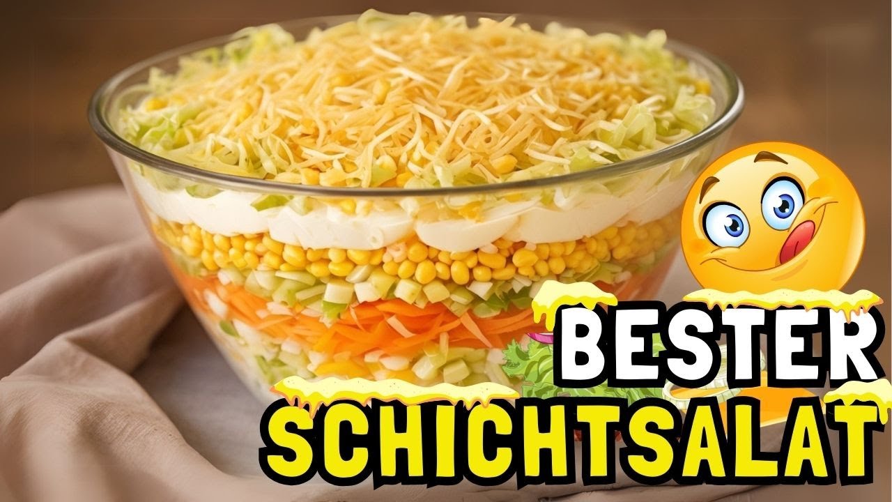 Любимый рецепт праздничного салата! Слоенный салат такой вкусный, что я готовлю его каждый праздник!