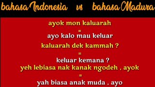 Part 32 # translate belajar percakapan bahasa Madura - mudah dan simpel banget .