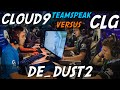 CS:GO - Cloud9 teamspeak vs CLG (dust2) @ ESL ESEA Pro League Finals