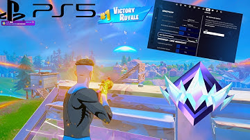 PS5 Chapter 6 UNREAL Ranked Reload Gameplay + BEST Controller Settings For Fortnite 🎯 [4K 120FPS]
