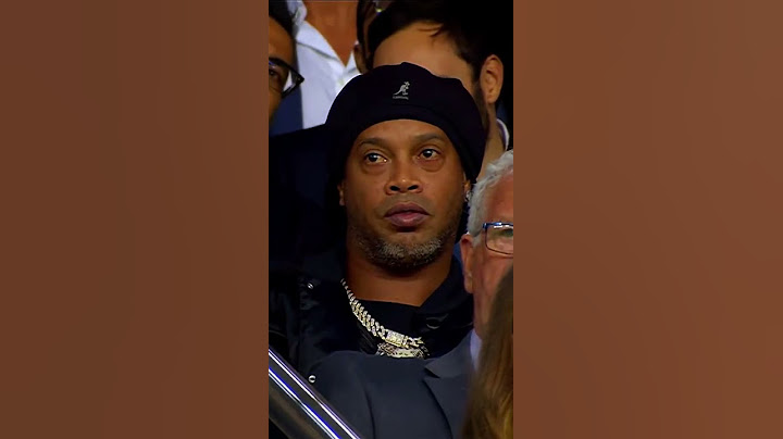 Ronaldinho's reaction