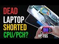 ✅ HP 15s Dead After Repair 😱 Shorted Capacitor Found &amp; Fixed