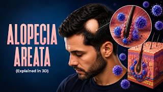 Alopecia Areata in 3D | Hair | Hair Fall | Medical Animation | Doctors | ERemedium