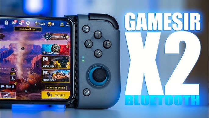 Controle GameSir X2, Android/iOS, Bluetooth