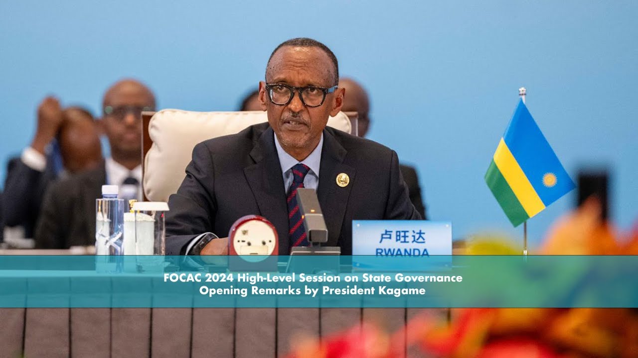 FOCAC 2024 High Level Session On State Governance Opening Remarks By focac-2024-high-level-session-on-state-governance-opening-remarks-by