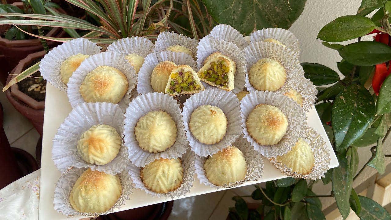 معمول فستق براحة  فاخر عالاخر ناجح 💯نفس تبع المحلات 🥰