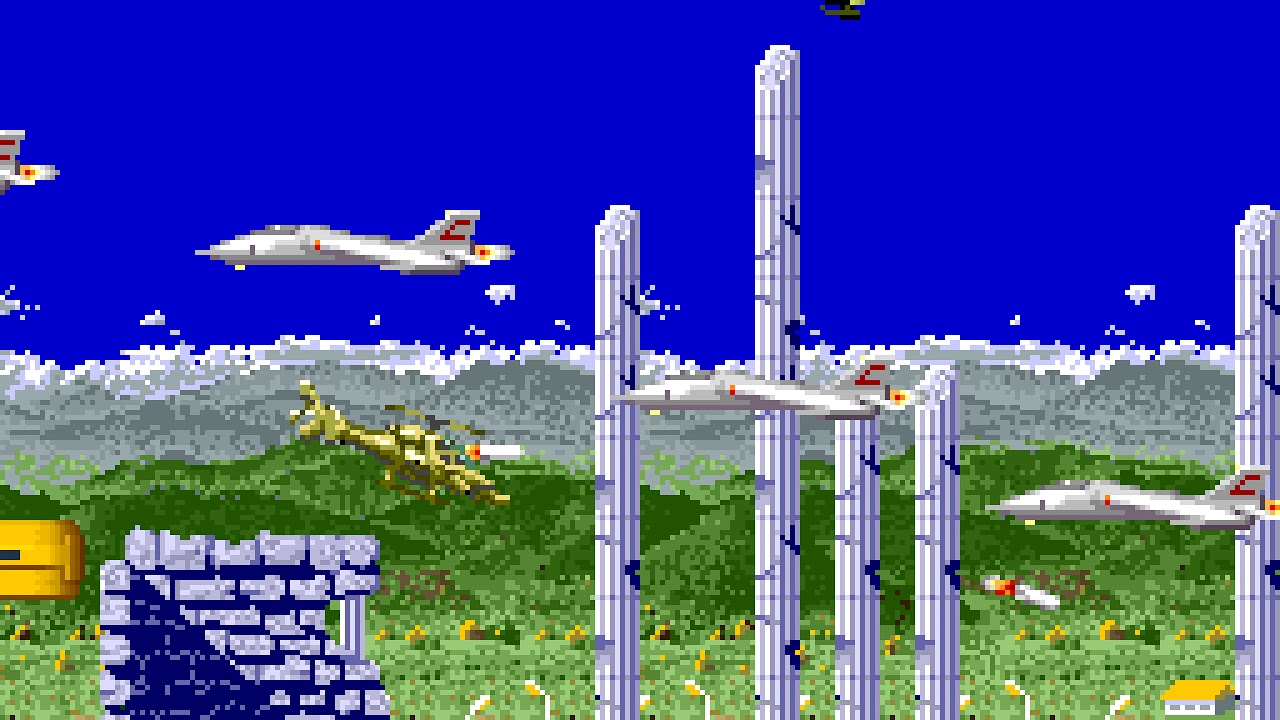 Silkworm arcade 2 player Netplay 60fps YouTube