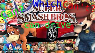 Which SMASH characters can drive????