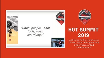 HOT Summit 2019:  Lightning Talks: Sustaining Engagement with Disconnected Mappers