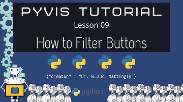 How to Filter the Buttons in the Graph (PyVis and Python Tutorial 09)