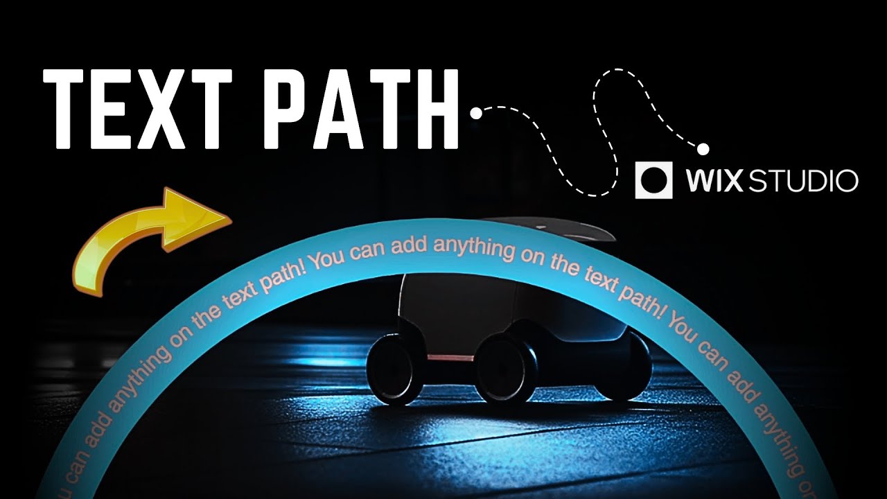 How To Make Text Path Scroll Loop in Wix Studio | Add Text Path Animation in Wix Studio